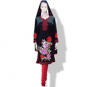 Fair Lady’s Linen Embroidery Shalwar Kamiz with Hand Loom Dupatta